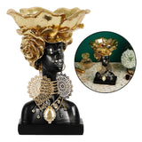 Maxbell Woman Bust Art Figurine Dish Bookshelf Statue Desk Drawers Display Organizer
