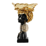Maxbell Woman Bust Art Figurine Dish Bookshelf Statue Desk Drawers Display Organizer