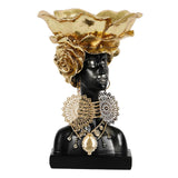 Maxbell Woman Bust Art Figurine Dish Bookshelf Statue Desk Drawers Display Organizer