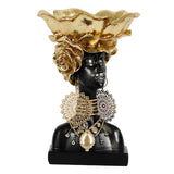 Maxbell Woman Bust Art Figurine Dish Bookshelf Statue Desk Drawers Display Organizer
