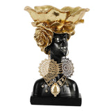 Maxbell Woman Bust Art Figurine Dish Bookshelf Statue Desk Drawers Display Organizer