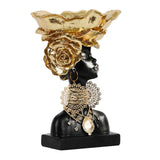 Maxbell Woman Bust Art Figurine Dish Bookshelf Statue Desk Drawers Display Organizer