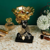 Maxbell Woman Bust Art Figurine Dish Bookshelf Statue Desk Drawers Display Organizer