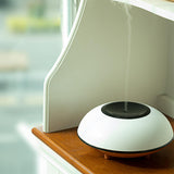 Maxbell Ultrasonic Humidifier Wood Grain Cool Mist Maker for Bedside Nursery Car White Light Wood