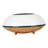 Maxbell Ultrasonic Humidifier Wood Grain Cool Mist Maker for Bedside Nursery Car White Light Wood