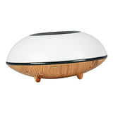 Maxbell Ultrasonic Humidifier Wood Grain Cool Mist Maker for Bedside Nursery Car White Light Wood