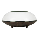 Maxbell Ultrasonic Humidifier Wood Grain Cool Mist Maker for Bedside Nursery Car White Dark Wood