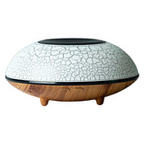 Maxbell Ultrasonic Humidifier Wood Grain Cool Mist Maker for Bedside Nursery Car Crack Light Wood