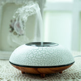 Maxbell Ultrasonic Humidifier Wood Grain Cool Mist Maker for Bedside Nursery Car Crack Light Wood