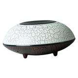 Maxbell Ultrasonic Humidifier Wood Grain Cool Mist Maker for Bedside Nursery Car Crack Dark Wood