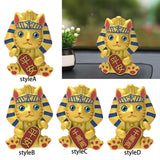 Maxbell Cute Lucky Cat Statue Neko Craft Collectible for Store Office Decoration styleA