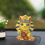 Maxbell Cute Lucky Cat Statue Neko Craft Collectible for Store Office Decoration styleA
