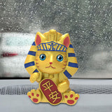 Maxbell Cute Lucky Cat Statue Neko Craft Collectible for Store Office Decoration styleA