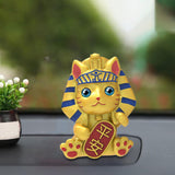 Maxbell Cute Lucky Cat Statue Neko Craft Collectible for Store Office Decoration styleB
