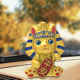 Maxbell Cute Lucky Cat Statue Neko Craft Collectible for Store Office Decoration styleB