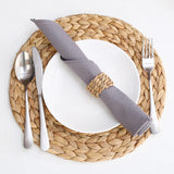 Maxbell 5Pcs Napkin Holder Braided Napkin Buckle for Restaurant Parties Decorations