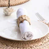 Maxbell 5Pcs Napkin Holder Braided Napkin Buckle for Restaurant Parties Decorations