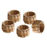 Maxbell 5Pcs Napkin Holder Braided Napkin Buckle for Restaurant Parties Decorations