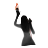 Maxbell Bloody Handprint Decorations Halloween Stickers Window Poster for Party