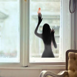 Maxbell Bloody Handprint Decorations Halloween Stickers Window Poster for Party