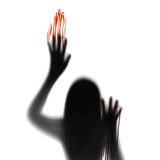 Maxbell Bloody Handprint Decorations Halloween Stickers Window Poster for Party