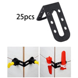 Maxbell 25 Pieces Male Angle Leveling Tool, Wall Ceramic Tile Construction Tool