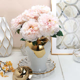 Maxbell Porcelain Flower Vase Storage Temple Jar Home with Lid Ceramic Ginger Jar