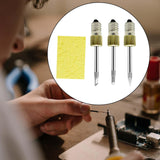 Maxbell 3Pcs Replacement Soldering Iron Tips E10 USB Soldering Head Repair Tools