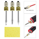 Maxbell 3Pcs Replacement Soldering Iron Tips E10 USB Soldering Head Repair Tools