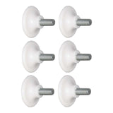 Maxbell 6x Metal Furniture Legs Leveling Feet Tile Screw On sofa Bedroom 8mm