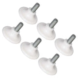 Maxbell 6x Metal Furniture Legs Leveling Feet Tile Screw On sofa Bedroom 8mm