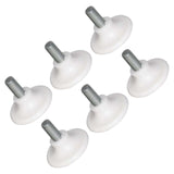 Maxbell 6x Metal Furniture Legs Leveling Feet Tile Screw On sofa Bedroom 8mm