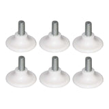 Maxbell 6x Metal Furniture Legs Leveling Feet Tile Screw On sofa Bedroom 8mm