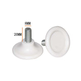 Maxbell 6x Metal Furniture Legs Leveling Feet Tile Screw On sofa Bedroom 8mm