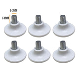 Maxbell 6x Metal Furniture Legs Leveling Feet Tile Screw On sofa Bedroom 10mm