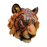 Maxbell Tiger Heads Wall Wall Decor Sculpture Decoration Living Room Resin Statues