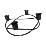 Maxbell Candle Holder Wedding Table Home Home Decor Candle Holder Party Metal Stand Black
