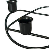 Maxbell Candle Holder Wedding Table Home Home Decor Candle Holder Party Metal Stand Black