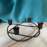 Maxbell Candle Holder Wedding Table Home Home Decor Candle Holder Party Metal Stand Black