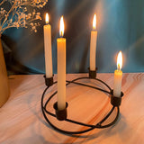 Maxbell Candle Holder Wedding Table Home Home Decor Candle Holder Party Metal Stand Black