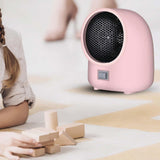 Maxbell Mini Space Heater 350-400W Electric for Living Room Desk Pink
