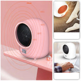 Maxbell Mini Space Heater 350-400W Electric for Living Room Desk Pink