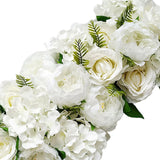 Maxbell Artificial Flower Wall Panels Silk Rose Flower for Wedding T Station