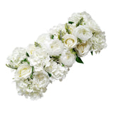 Maxbell Artificial Flower Wall Panels Silk Rose Flower for Wedding T Station