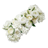 Maxbell Artificial Flower Wall Panels Silk Rose Flower for Wedding T Station