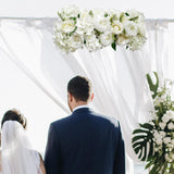 Maxbell Artificial Flower Wall Panels Silk Rose Flower for Wedding T Station