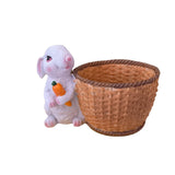 Maxbell Bunny Rabbit Statue Flower Pot Spring Figurine Decor garden White