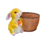 Maxbell Bunny Rabbit Statue Flower Pot Spring Figurine Decor garden Green