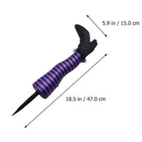 Maxbell Halloween Witch Legs Witch Leg Stakes Decor for Parties