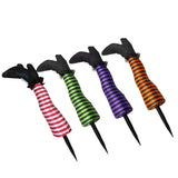 Maxbell Halloween Witch Legs Witch Leg Stakes Decor for Parties